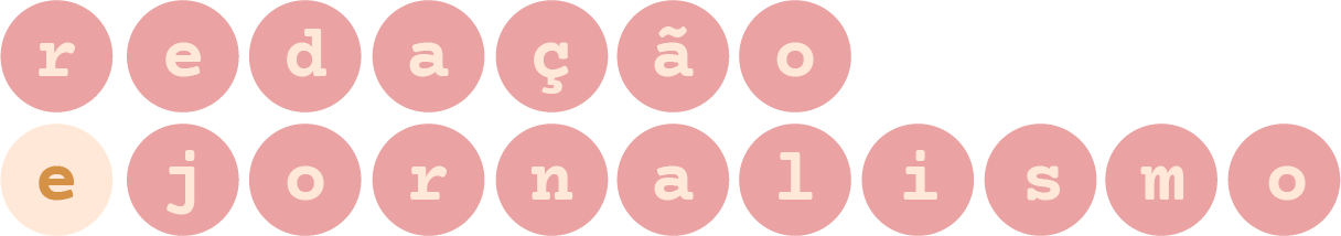 Header com os dizeres " Redação e jornalismo"