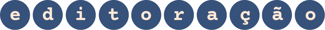 Editoração Header com os dizeres "Editoração"